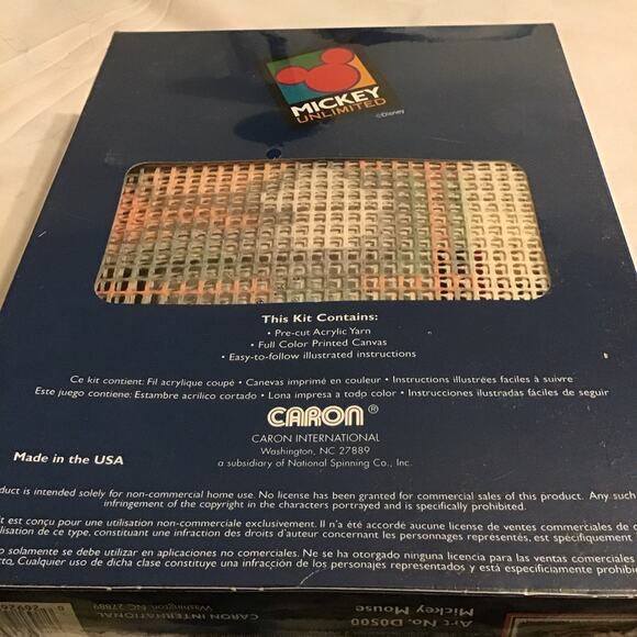 Mickey Mouse Latch Hook Kit New In Box - Picture 5 of 8